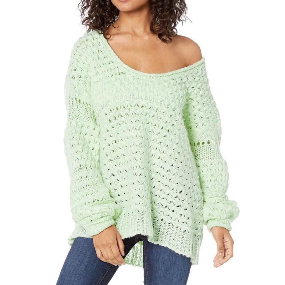 Free People Crashing Waves Sweater Size M